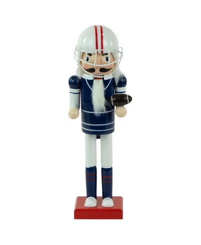 Northlight Wooden Christmas Nutcracker Football Player, 14" In Red