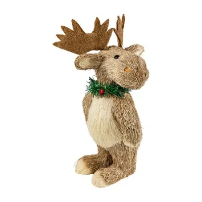 Northlight Woodland Standing Moose Christmas Tabletop Decor In Brown