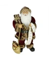 Northlight Woodland Standing Santa Claus Christmas Figure With Name List In Red