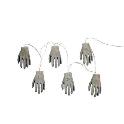 Northlight Zombie Hands String Lights In Gray