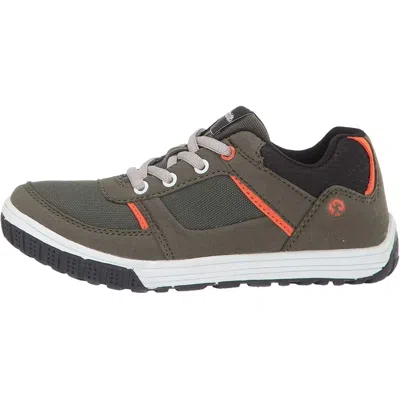 Northside Kids' Boy's Finley Low Top Lace Up Casual Shoes In Olive In Green