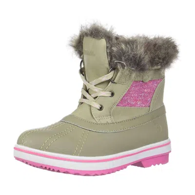 Northside Kids' Girl's Brookelle Snow Boot In Birch In Green