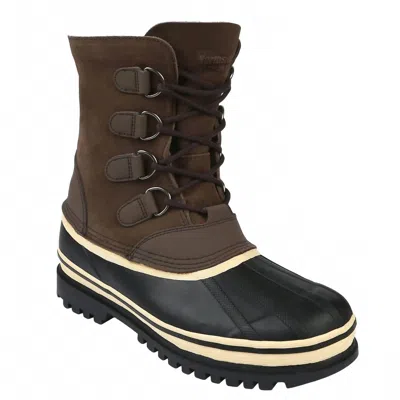 Northside Men's Back Country Waterproof Snow Boots In Brown In Black