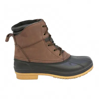 Northside Men's Lewiston Waterproof Duck Boot In Chocolate In Brown