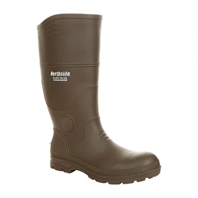 Northside Mens Walcot Boot Waterproof Flat Heel Rain Boots In Brown