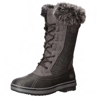 Northside Women's Bishop Winter Boot In Charcoal In Pink