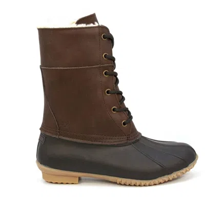 Northside Women's Carrington Waterproof Duck Boot In Dark Brown