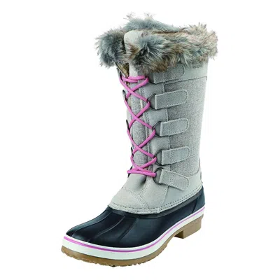 Northside Women's Kathmandu Snow Boot In Birch In Gray