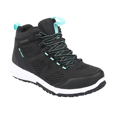 Northside Womens Benton Mid Waterproof Flat Heel Hiking Boots In Black