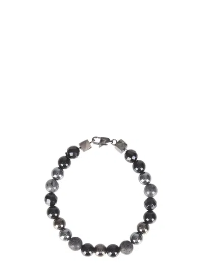 NORTHSKULL NORTHSKULL BRACELET WITH MULTICOLORED GEMS AND BEADS WITH ARROW UNISEX