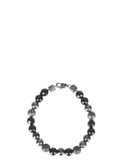 NORTHSKULL NORTHSKULL BRACELET WITH MULTICOLORED GEMS AND BEADS WITH ARROW UNISEX