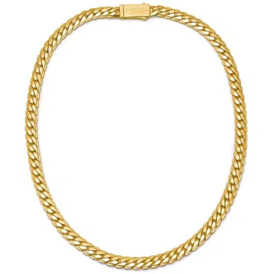 Northskull Men's Flat Curb Chain Necklace In Gold