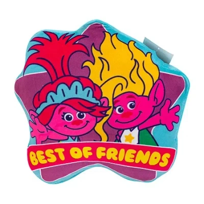 Northwest 3 Best Friends Cloud Trolls Throw Pillow In Pink