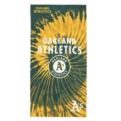 Northwest Afraz Mlb Athletics Pyschedelic Beach Towel