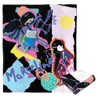 Northwest Cartoon Network Adventure Time Paper Marceline Silk Touch Throw Blanket, Unique Cartoon Gift, 50x60 In Multi