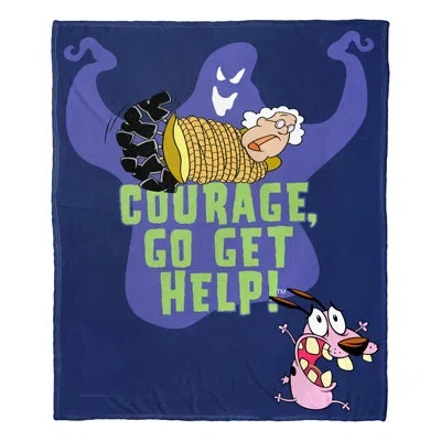 Northwest Cartoon Network's Courage The Cowardly Dog Go Get Help Throw In Multicolor