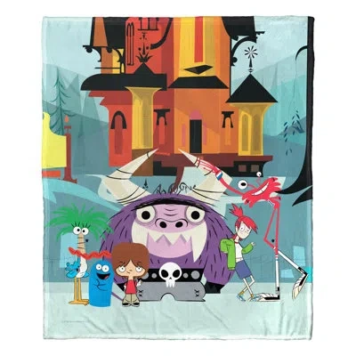 Northwest Cartoon Network's Foster's Home For Imaginary Friends Silk Touch Throw Outside Fosters In White