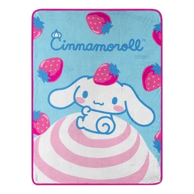 Northwest Cinnamoroll Strawberry Bun Micro Raschel Throw