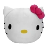 Northwest Cloud Hello Kitty Round Throw Pillow In White