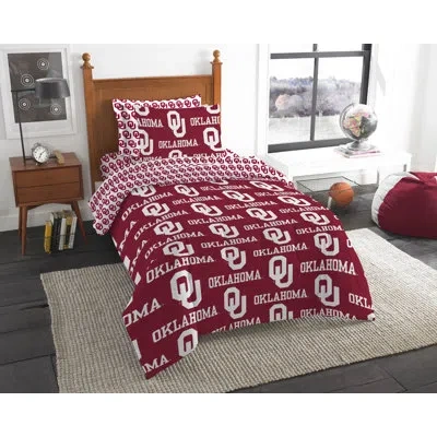 Northwest Comforter Set In Ncaa University Of Oklahoma