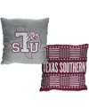 Northwest Company Northwest Group Texas Southern Tigers Homage Double-sided Pillow In Transparent