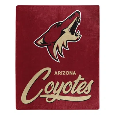 Northwest Coyotes Signature Raschel Throw In Brown