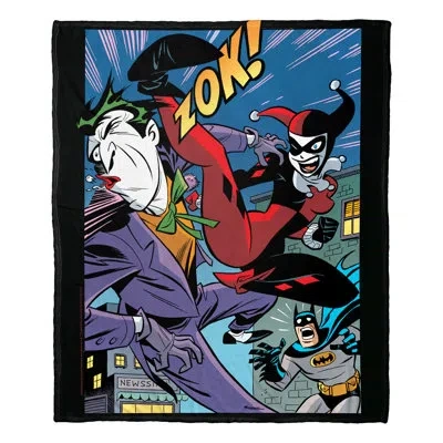 Northwest Dc Comics Batman Its Over Puddin Throw In Multicolor
