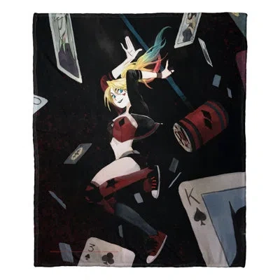 Northwest Dc Comics Batman Silk Touch Throw Fallen Cards In Multi