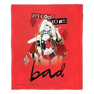 Northwest Dc Comics Batman Silk Touch Throw Good To Be Bad In Multi