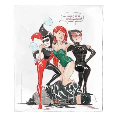 Northwest Dc Comics Batman Silk Touch Throw Hooray For Teamwork In Multi