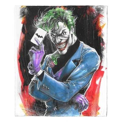 Northwest Dc Comics Batman Silk Touch Throw The Mad Clown In Multi