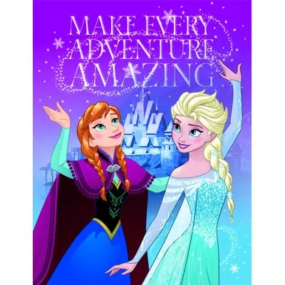 Northwest Frozen Amazing Adventure Fleece Throw In Purple