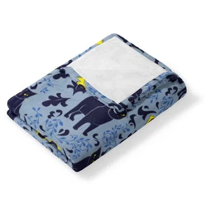 Northwest Funky Pumpkins Silk Touch Throw Blanket 50x60 Inches In Blue