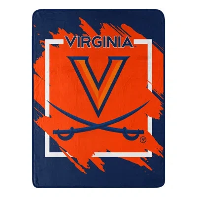 Northwest Harigan Ncaa Dimensional Virginia Micro Raschel Polyester Throw In Multi;multi