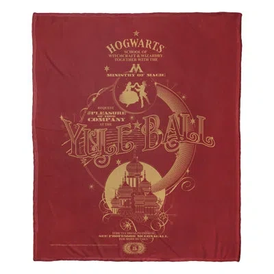 Northwest Harry Potter Silk Touch Throw Yule Ball Invitation In White