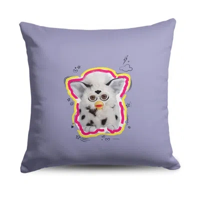 Northwest Hasbro Furby Furby Doodle Throw Pillow 18 X 18 Inches In Multicolor