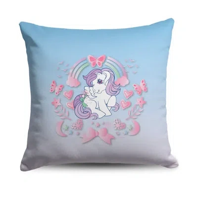 Northwest Hasbro My Little Pony Bows And Butterflies Throw Pillow In Blue