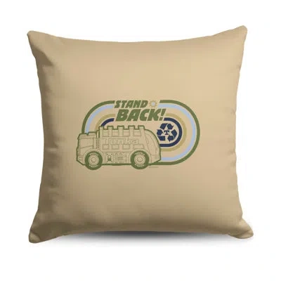 Northwest Hasbro Tonka Stand Back Throw Pillow 18 X 18 Inches In Multicolor