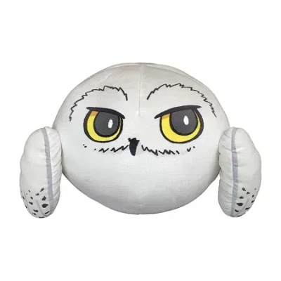 Northwest Hedwig Cloud Harry Potter Round Throw Pillow In White