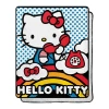 Northwest Hello Kitty Throw In Blue