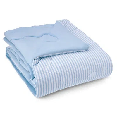 Northwest Hgtv Cooling Throw Blanket Light Blue Stripe 50 X 70 Inches