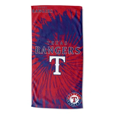 Northwest Javed Mlb Rangers Pyschedelic Beach Towel