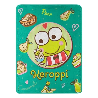 Northwest Keroppi Pears Please Micro Raschel Throw