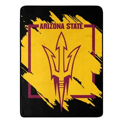 Northwest Milli Ncaa Dimensional Arizona State Micro Raschel Polyester Throw In Multi;multi