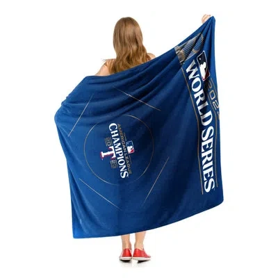 Northwest Mlb 2023 Wsp Manifest Rangers Silk Touch Throw In Blue