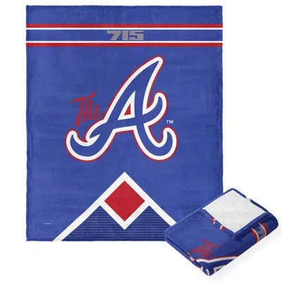 Northwest Mlb Braves City Connect Silk Touch Throw In Blue;white;red