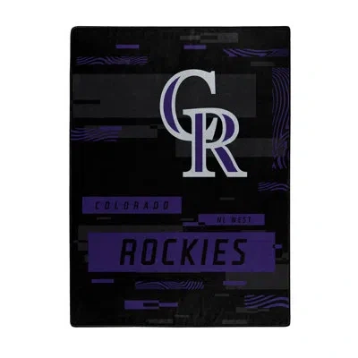 Northwest Mlb Digitize Rockies Raschel Throw