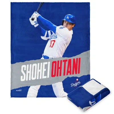 Northwest Mlb Dodgers Shohei Ohtani Silk Touch Throw In Blue;red;multi