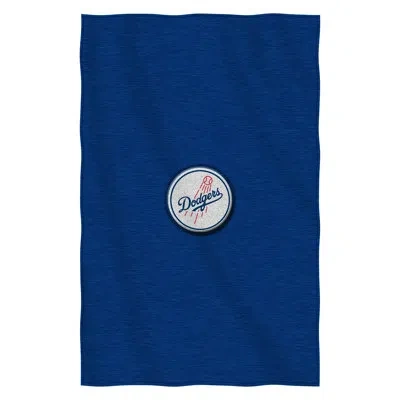 Northwest Mlb Los Angeles Dodgers Dominate Sweatshirt Throw Blanket, Soft, Warm, Cozy, Team Logo, Gift, Fan, 5 In Blue;gray
