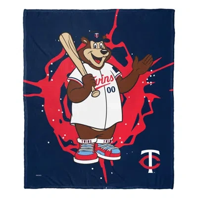 Northwest Mlb Mascots Twins Throw In Blue;brown;white;red